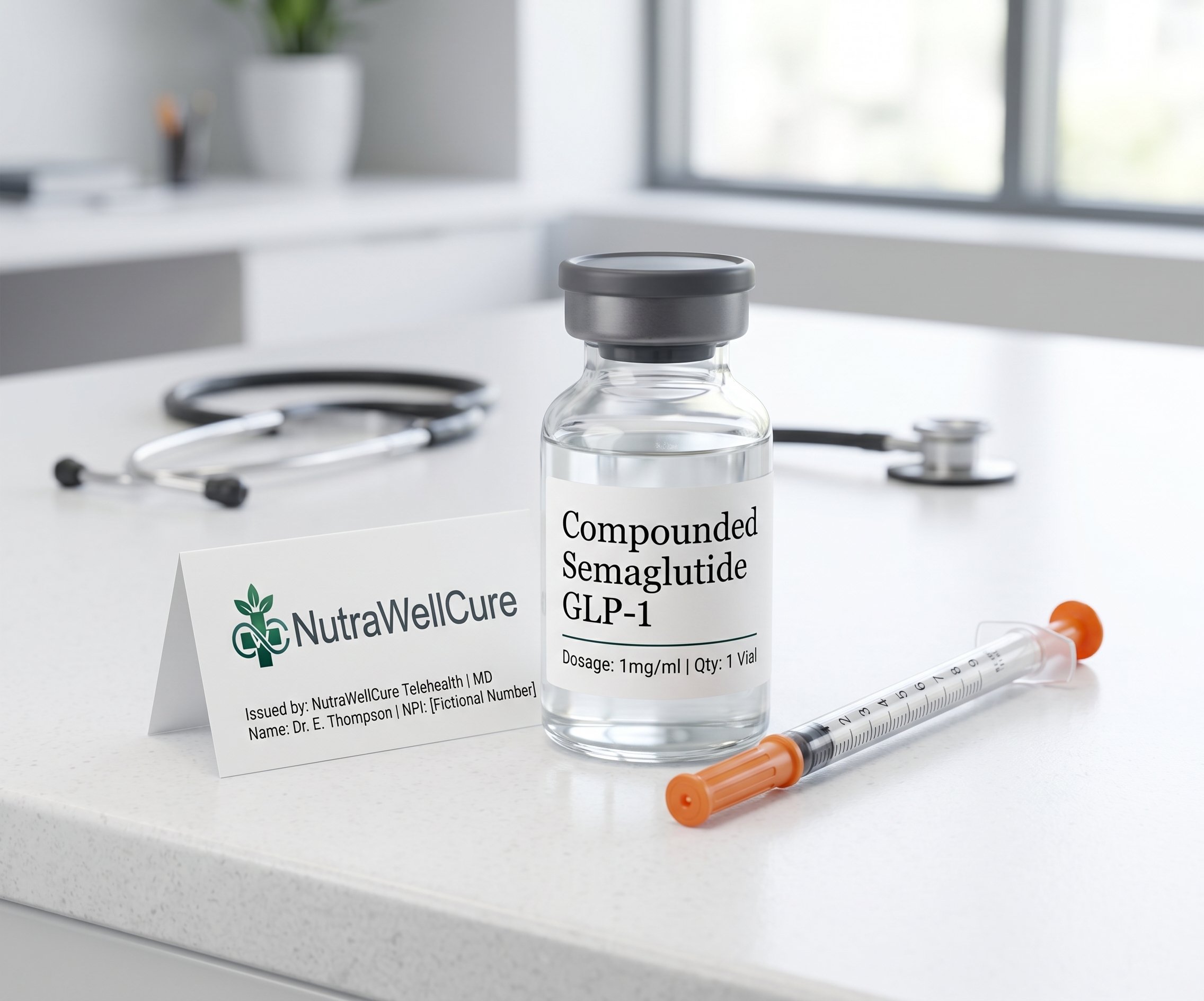 BrightMeds Compounded Semaglutide Vial