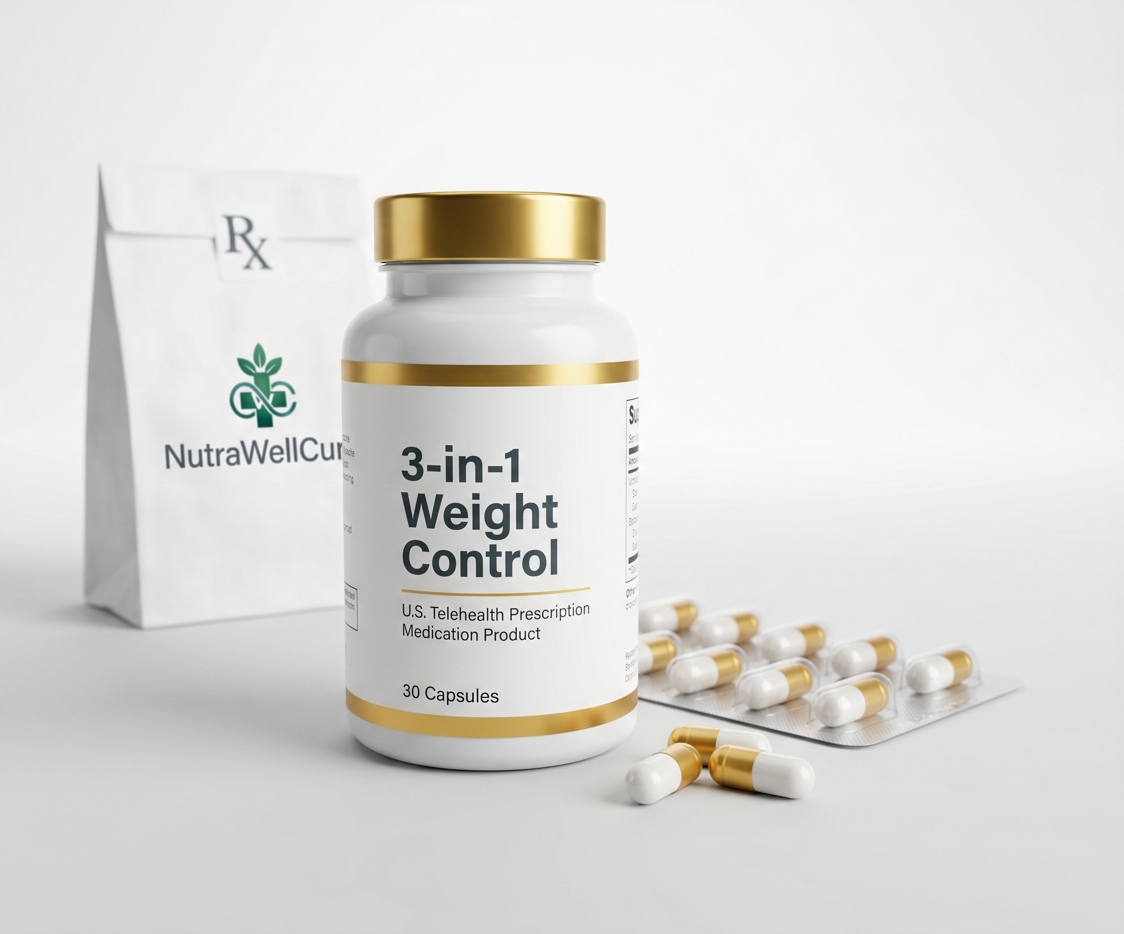 ReflexMD 3-in-1 Weight Control Oral Capsules Injection Free